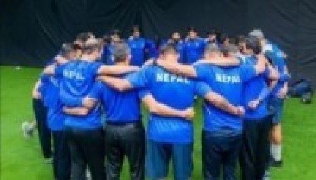 नेपाल र हङकङबीचको खेल वर्षाले प्रभावित