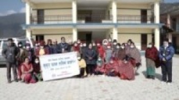 गोकर्णेश्वर नगरपालिका स्थित  वडा नं १ का महिला कृषकहरुका लागि चार दिने कुखुरा पालन