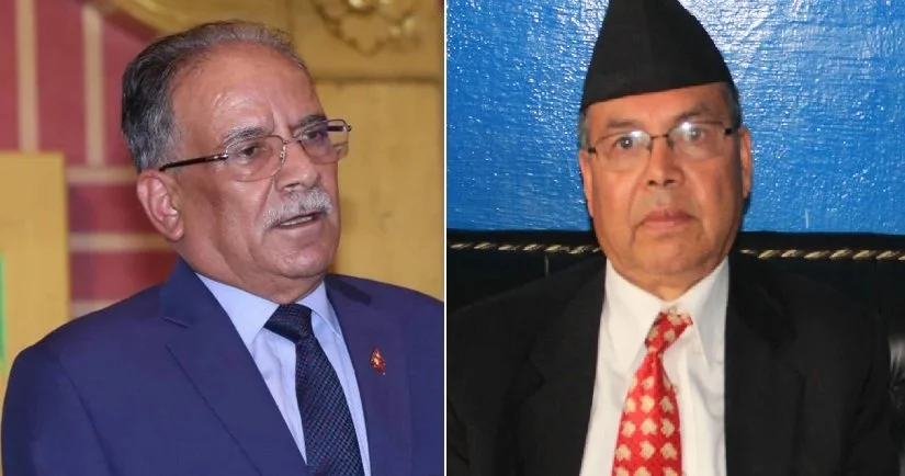 पूर्वप्रधानमन्त्रीद्वय दाहाल र खनालबीच भेटवार्ता