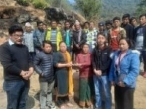अग्नीपिडित तामाङ परिवारलाई सलिसाम कतारको आर्थिक सहयोग