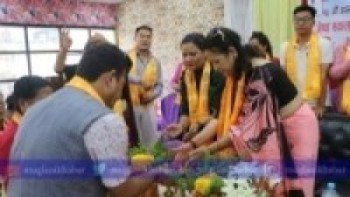 गोकर्णेश्वरमा जेष्ठ एकल महिलाहरु सम्मानित