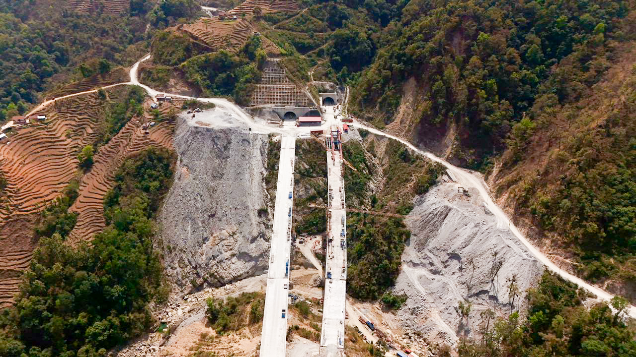 हेटौंडा–काठमाडौं द्रुतमार्ग निर्माण तीव्र