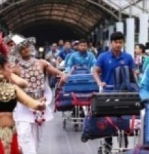 भारतसँग खेल्न श्रीलंका पुग्यो नेपाली टोली