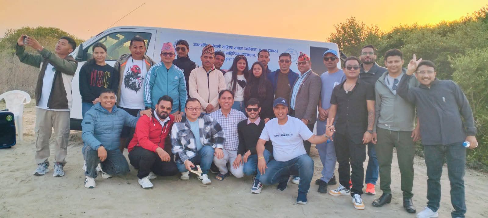 कतारमा १६६ औँ साहित्यिक डबली सम्पन्न: अनेसासको ३५ औँ स्थापना दिवस र साहित्यिक बनभोजको उल्लास