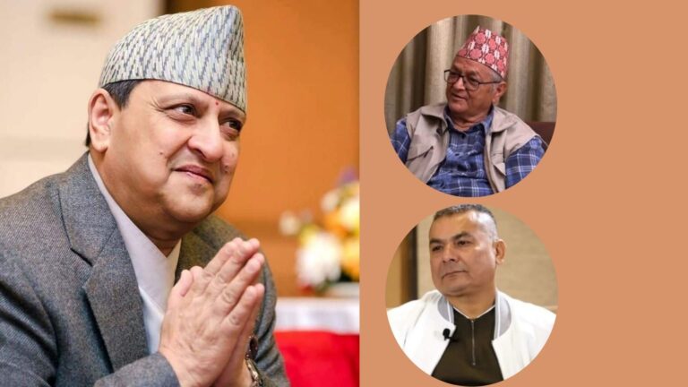 निर्मल निवासमा पूर्वराजालाई दुर्गा प्रसाईं,नवराज सुवेदीको बेग्लै भेटवार्ता