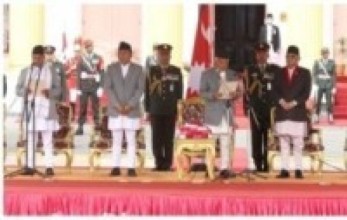 उपराष्ट्रपति यादवले लिए शपथ