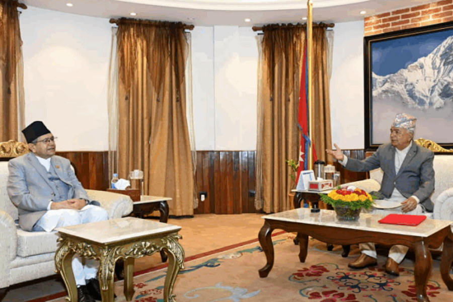 राष्ट्रपति र सभामुखबीच भेटवार्ता