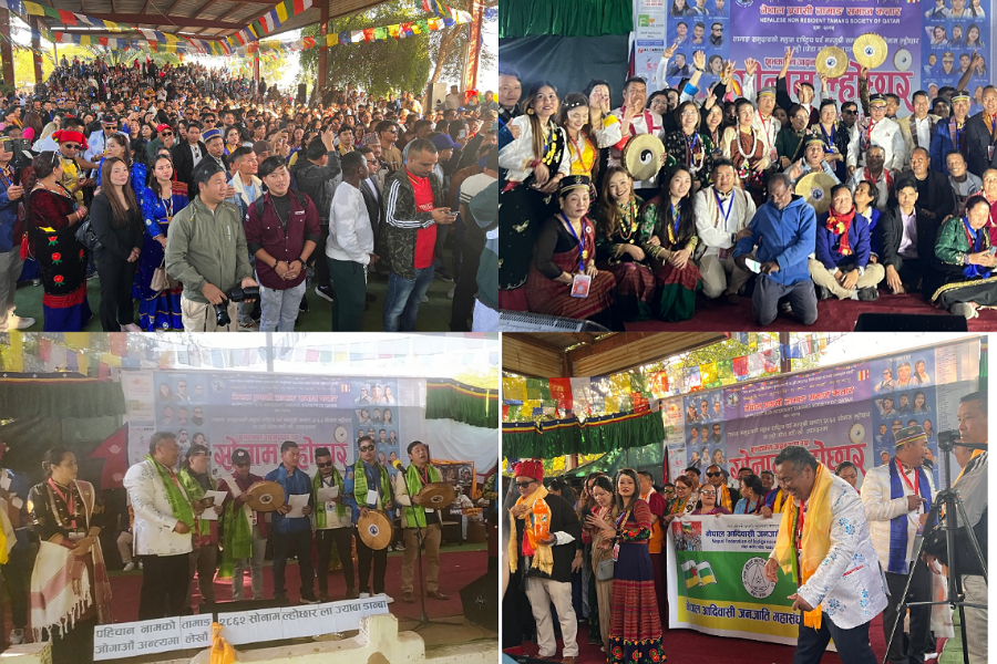 कतारको अल दोसरीमा २८६२ औं सोनाम ल्होछार भव्य सम्पन्न: युवाहरूको उपस्थितिले दियो टुँडिखेलको झल्को