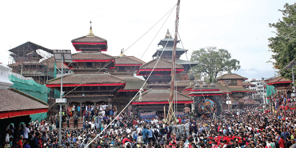 क्षमापूजासहित इन्द्रजात्रा समापन गरिँदै