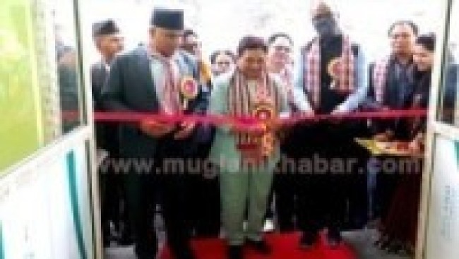 ऊर्जामन्त्री भुसालद्वारा लाहाचोक सवस्टेशन उद्घाटन   