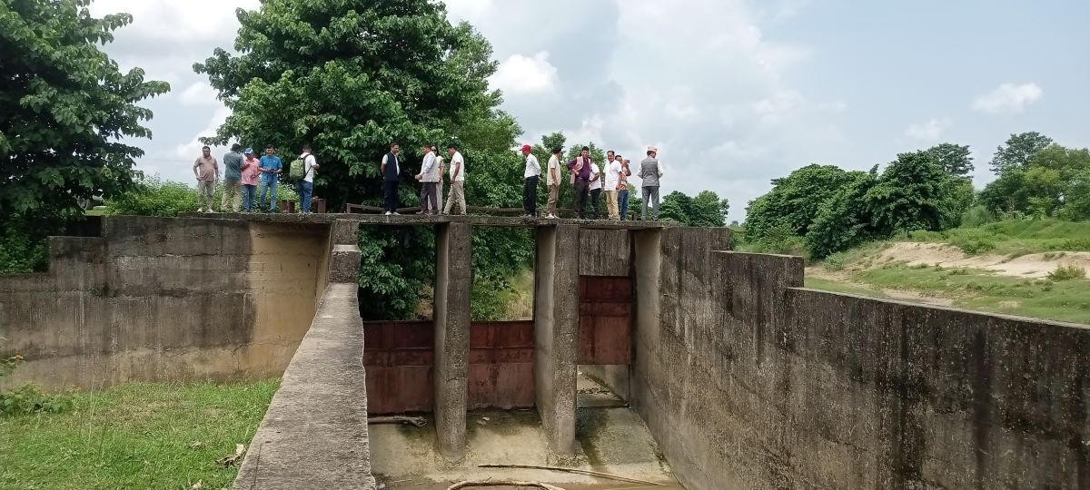 छपन्न वर्षअघि निर्माण गरिएको गुर्गी सिँचाइ आयोजना अलपत्र