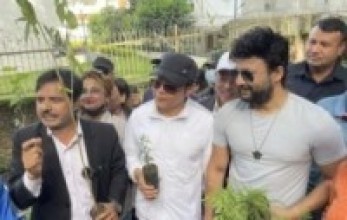 मन्त्री किरातीसँगै वृक्षरोपणमा कलाकर्मी