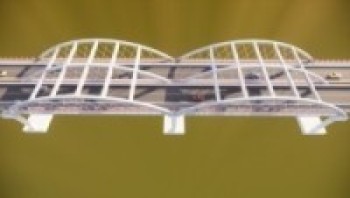 मादी नदीमा ‘आर्क डिजाइन’को पुल निर्माण