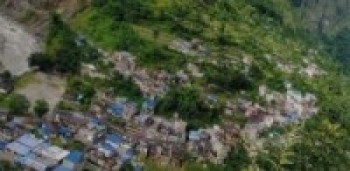 म्याग्दीको बिममा पक्की पदमार्ग निर्माण