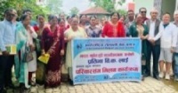 अन्तर्राष्ट्रिय रोल्पाली सेवा समाजले गरायो अलपत्र महिलाको परिवार मिलन