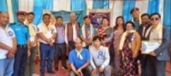 केरखा प्रहरी चौकिमा स्व.कृष्ण थेबेको स्मृतिमा प्रतिक्षालाय उद्घाटन