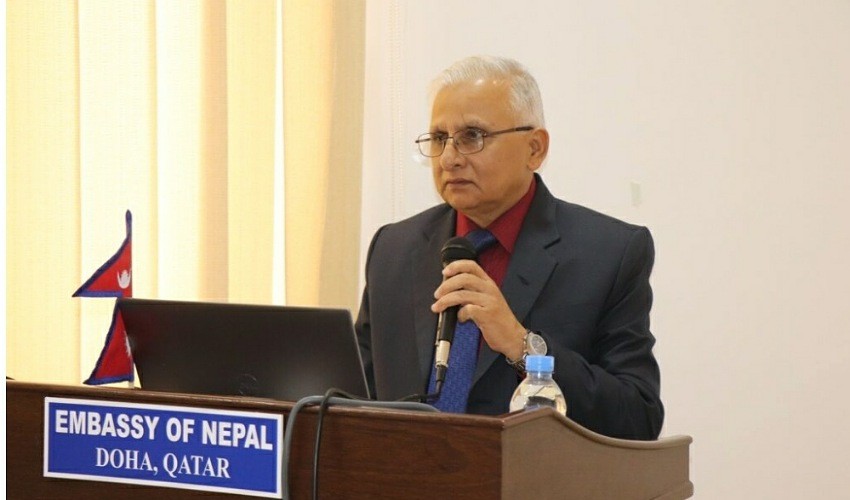 नेपाल सरकारका राजदूत डा.नारदनाथ भारद्वाज