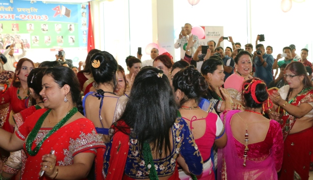 कतारमा रमाइलो तिज कार्यक्रम सम्पन्न