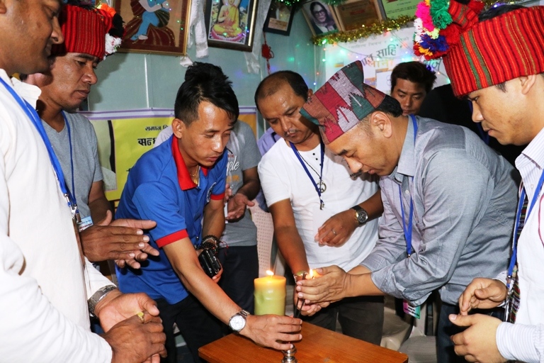 सन्ध्याग्रुपद्धारा म्हेन्दोमाया समाजको नवनिर्बाचित कार्यसमितिलाई बधाई तथा सम्मान