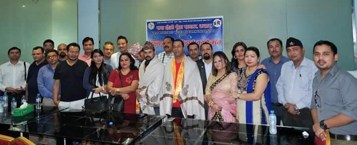 क्षत्री सेवा समाज कतारका अध्यक्ष र सह-कोषाध्यक्षको बिदाई