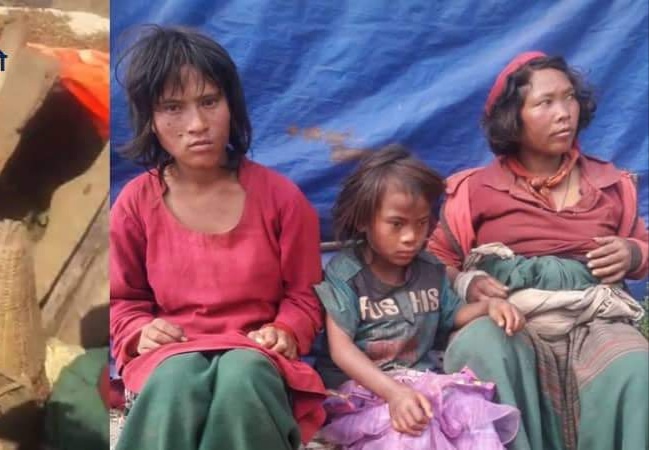 सिन्धुपाल्चोकका माइला लामाको परिवार नै बौद्धिक अपाङ्ग दैनिकी चलाउन समस्या।