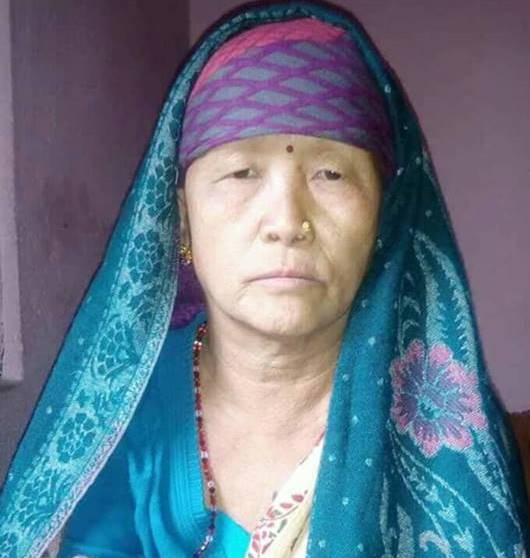 एकल महिला बागमती राईको उपचारमा सहयोगका लागि अपील