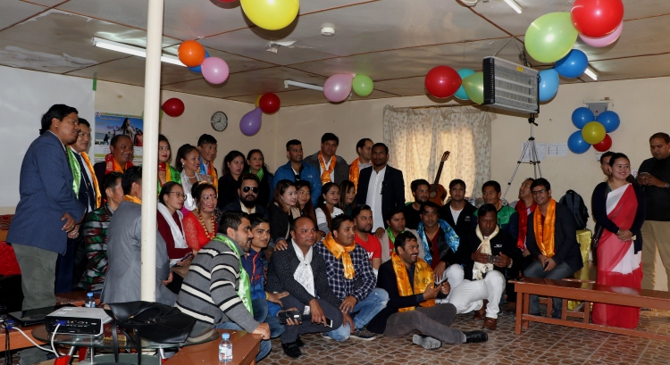 भाग्यमा लेख्या रैछ" बोलको म्युजिक भिडियोको बिमोचन कतारमा बृहत रुपमा सम्पन्न।