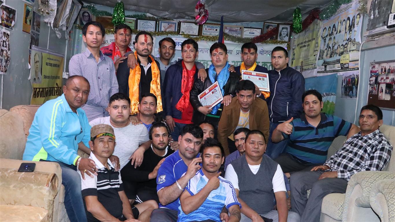 सन्ध्याग्रु कतार द्वारा बिदाई कार्यक्रम सम्पन्न