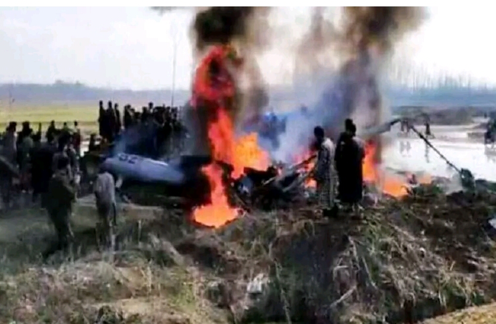 भारतीय लडाकु बिमान कस्मिरमा खस्यो,पाइलटको मृत्युु