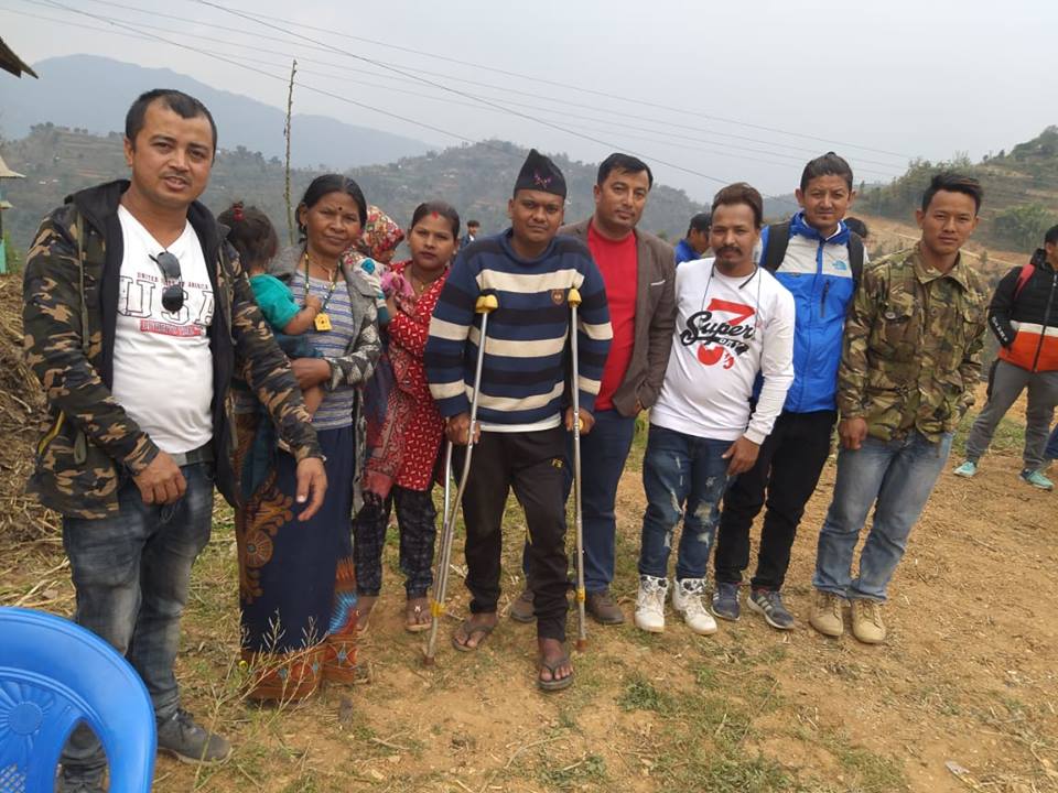 भुजेल समाज कतार द्वारा घर्तिलाइ आर्थिक सहयोग