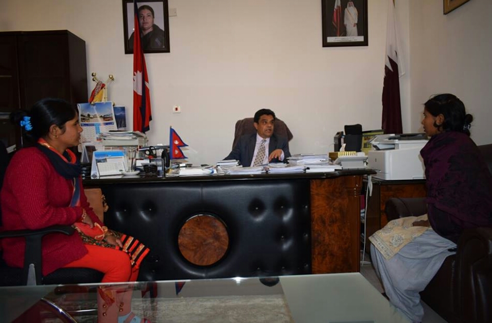 कतारमा मृत्यु भएका नेपाली नागरिकका परिवार लाई  ६०/६० लाख