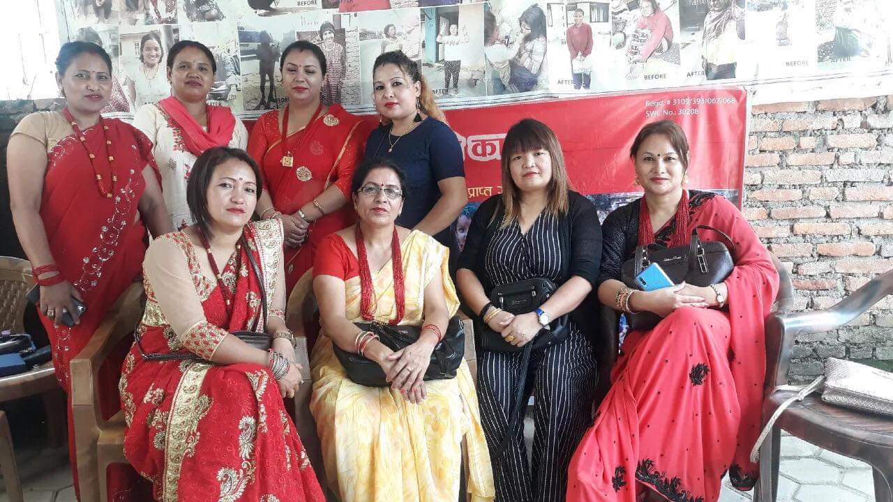 महिला सेवा समाजद्वारा हरितालिका तीजको दर सङ्गै नेपाल स्नेही काखलाई नगद सहयोग