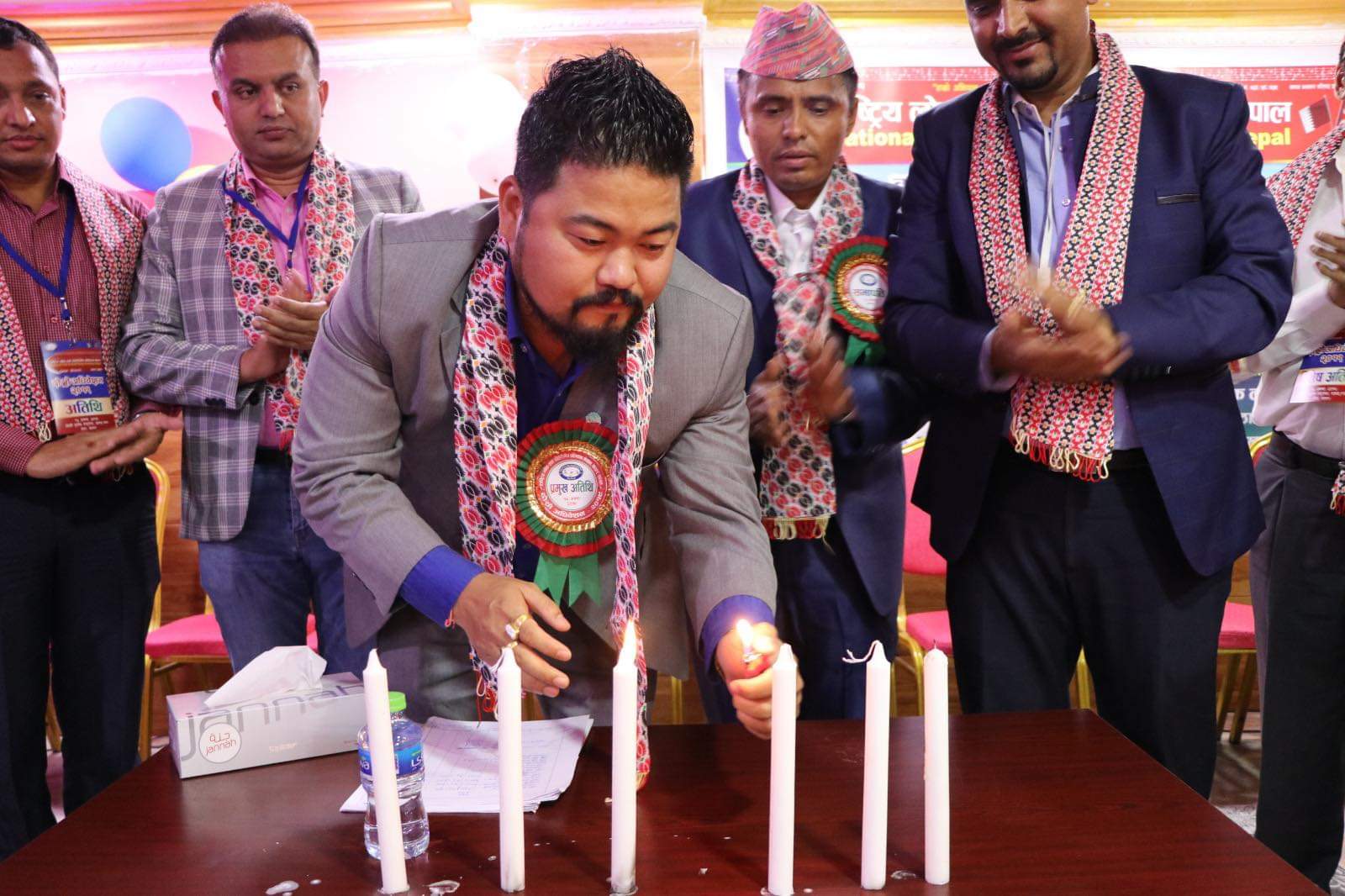 राष्ट्रिय लोक तथा दोहोरी गित प्रतिष्ठान नेपाल कतार साखाको अध्यक्षमा शक्ति क्षत्री ।