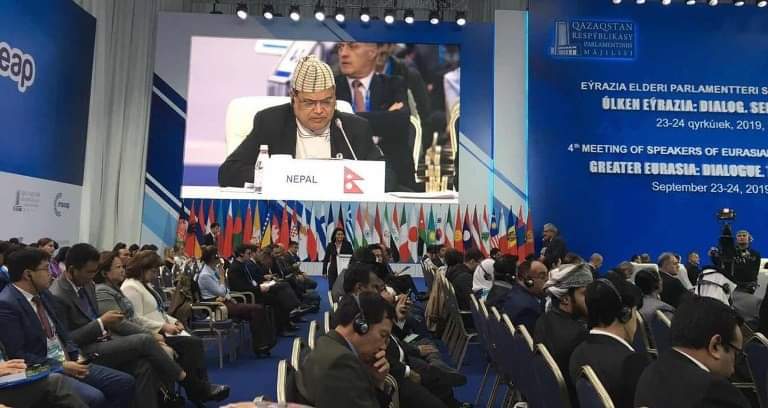 सभामुख र कजाखस्तानका प्रधानमन्त्रीबीच शिष्टाचार भेटवार्ता