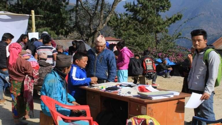 घुम्ती शिविरबाट १५० बढी सेवाग्राही लाभान्वित