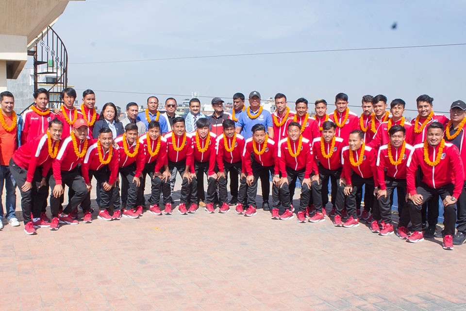 नेपाली फुटबल टिम कतारमा