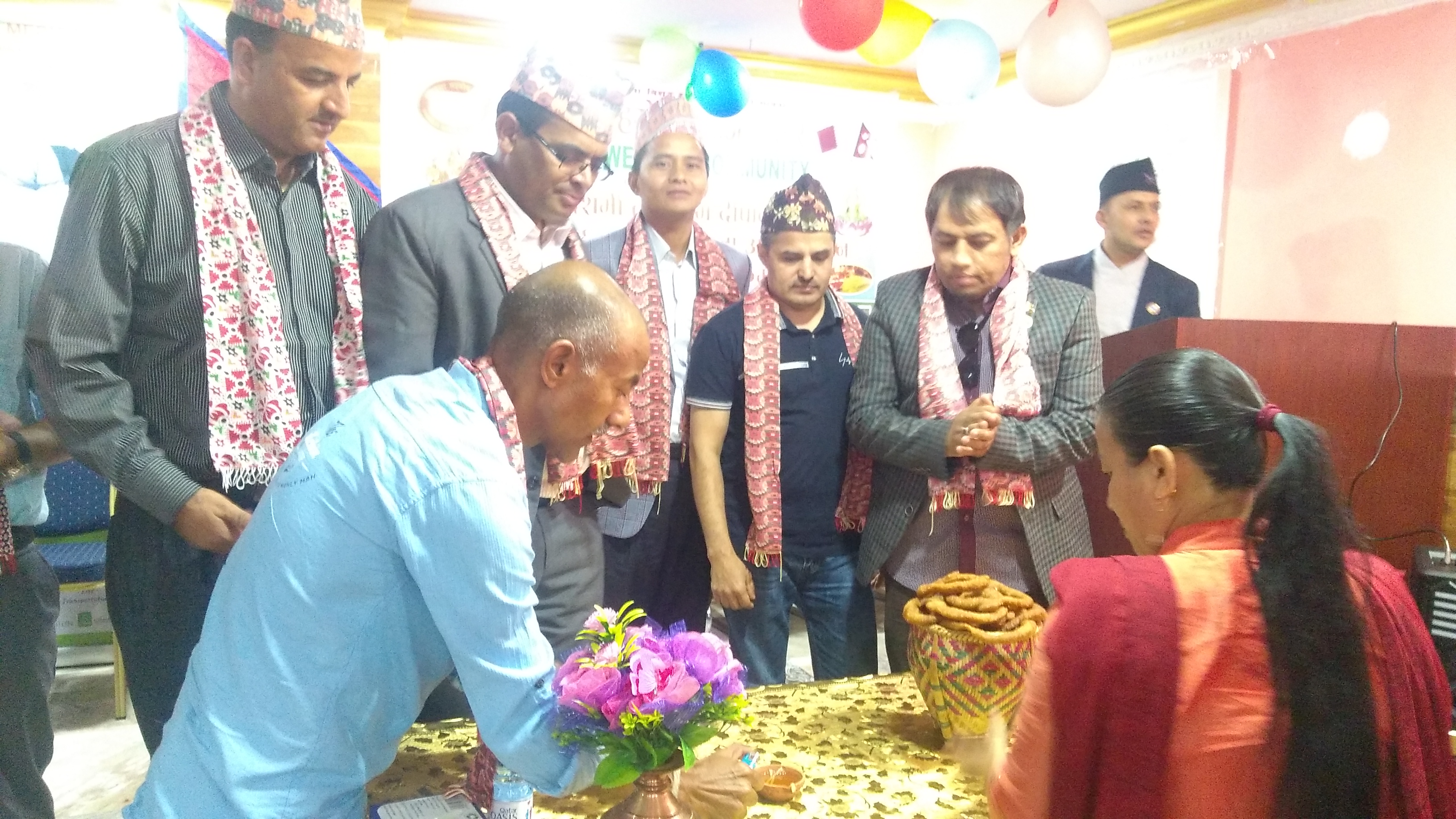 स्याङ्जा सहयोग समाज कतारको शुभकामना एवं भेटघाट कार्यक्रम सम्पन्न