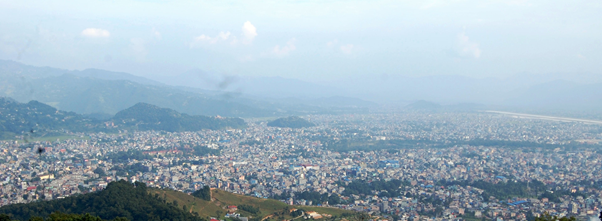 तस्बिरमा पोखरा शहर 