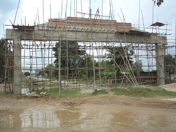 शहीद गेट निर्माण अलपत्र