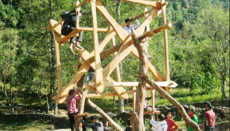 रोटेपिङ संरक्षण गर्दै व्यास नगरपालिका