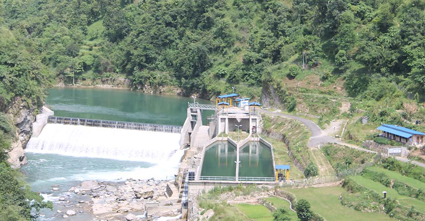 खलङ्गामा नदीबाट बिजुली उत्पादन
